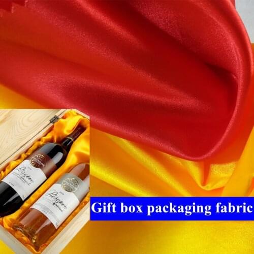 1*1.5meters Gift Box Lining Golden Fabric.Wine Box Packing Material.Festival Decoration Cloth