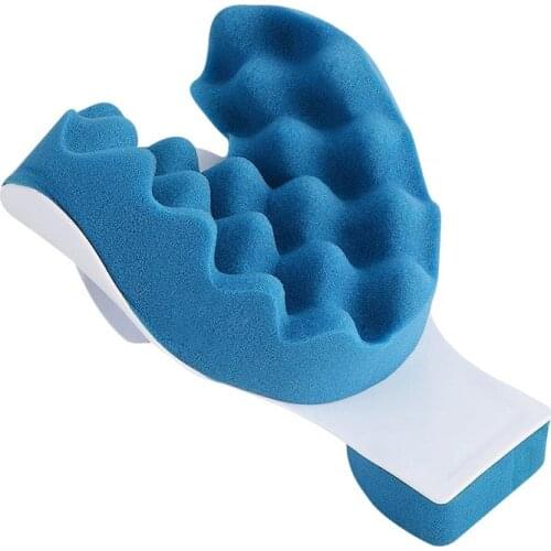 1PC Massage Head Neck Tension Release Pillow Correction Cervical Posture Massager Pillow Sponge Releases Muscle Pillow