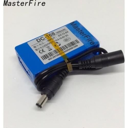 4pcs/lot Mini Portable DC-168 12V 1800mAh High Capacity Rechargeable Li-ion Battery Lithium-ion Batteries Pack for CCTV Camera