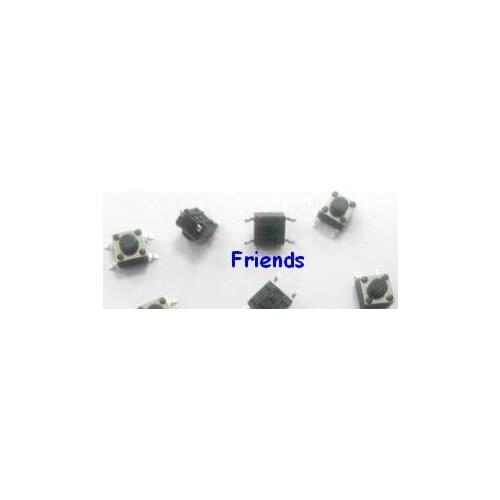 Free Shipping 100PCS Tactile Push Button Switch Momentary Tact 6x6x6m 6*6*6mm smd 4-pin