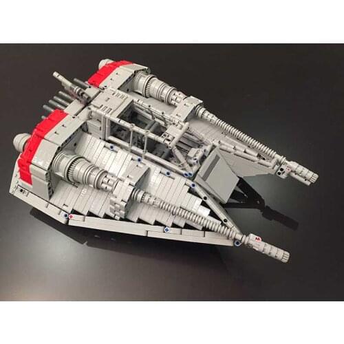 Children MOC Building Block Gift Toy Spaceship Series war Snowspeeder Snowfield Plane Building Brick Section Blocks Space Wars
