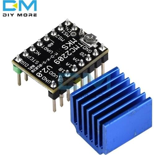 MKS TMC2209 V2.0 Stepper Motor Driver StepStick 3d Printer Parts 2.5A UART Ultra Silent for SGen_L Gen_L Robin Nano
