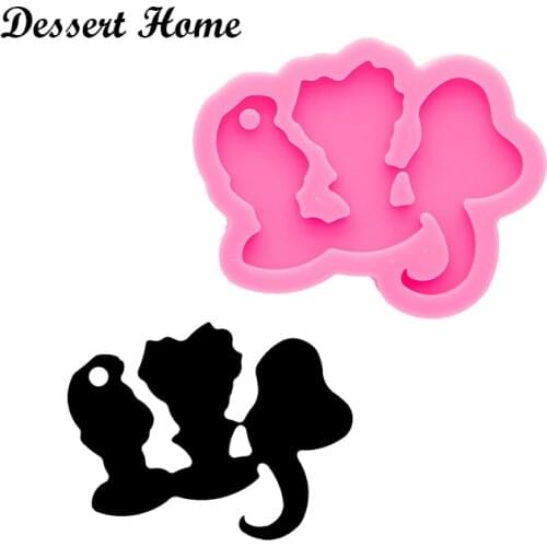 DY0881 Girl Silicone Mold for Resin , Epoxy Resin Mould Keychain, Supplies for Jewelry