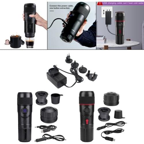 Compact Coffee Machine Electric Espresso Machine for Car Outdoor Camping