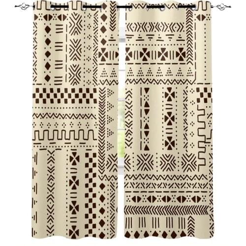 Square Irregular Figure Window Curtains Window Blinds Living Room Decor Bedroom Kids Curtain Panels With Grommets