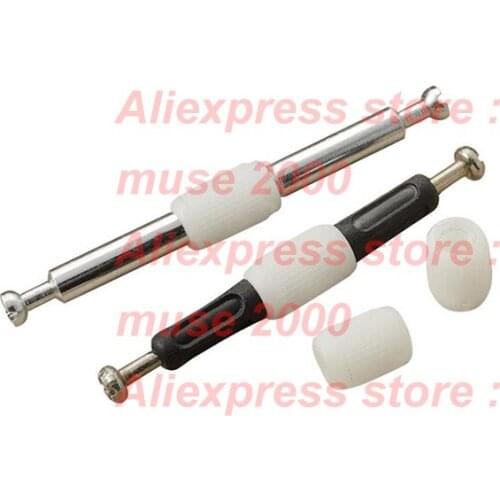 M6 furniture pre embreded nut double end connectig pole to pole straight Pass though connector 15 18mm thick board connector