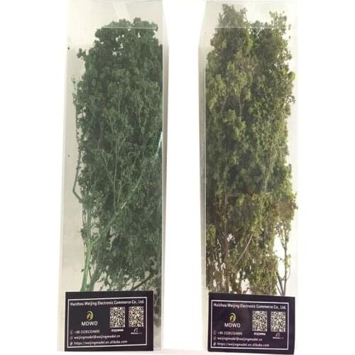 Model Tree Toy Grass Simulation Plant Building DIY Scene Production Yellow Green Train Layout Diorama Landscape Tree