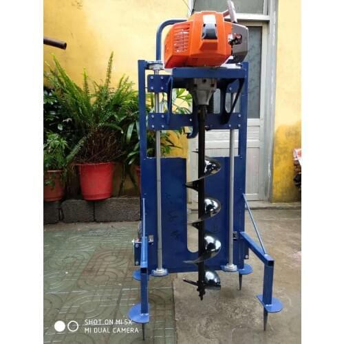 New hand-push orchard digger,tree planter,ground drill,drilling machine/Earth Augers/fertilizing pile driver