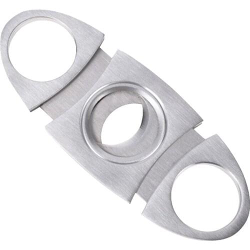 Cohiba Cigar Cutter Brand New Stainless Steel Metal Classic Cigar Cutter Guillotine With Gift Box Christmas Cigar Scissors Gift