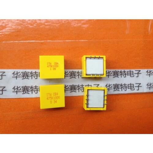 Original new 100% 475K100CB4G ITWCB4 475K100V capacitor 100V 4.7uF (Inductor)