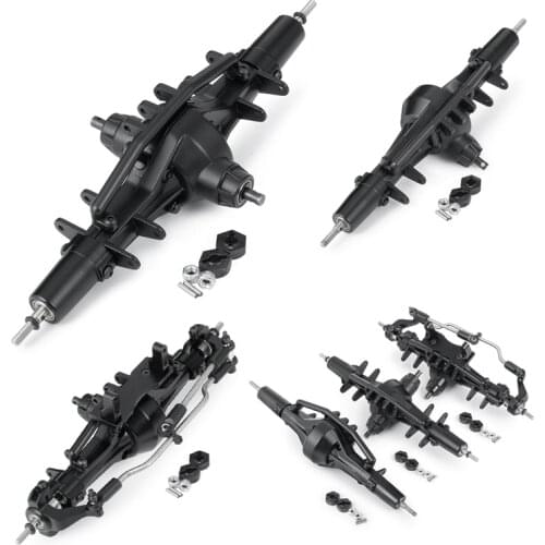 Complete Front/Middle/Rear 6X6 Axle for Axial Scx10 90021 90027 90028 RC 1/10 Crawler