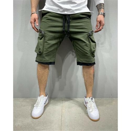 Men Cargo Shorts Sports Soft Cool Dry Casual Workout Beach Fashion Short Pants