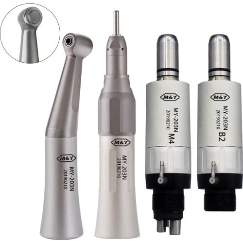 Dental supplies for dentist 1:1 contra angle handpiece FX25 external water spray handpiece non-optic compatible with air motor