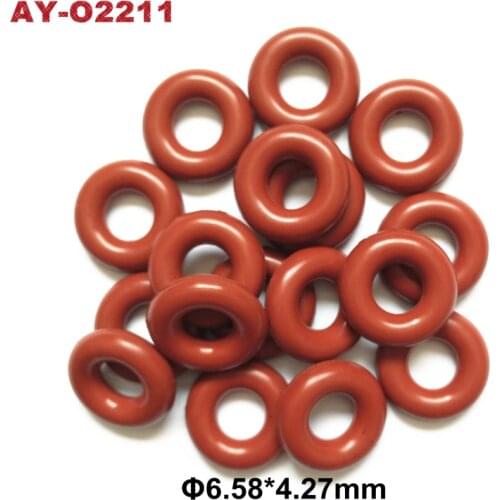 500pcs fuel injector upper oring 6.58*4.27mm for Chevy Corsa, Meriva, Montana for oem 25345146 AY-O2211 FREE SHIPPING
