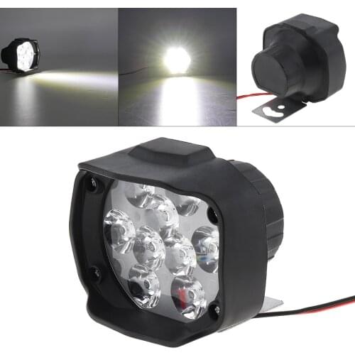 9LED Motorcycle Electromobile Universal Headlights Spotlight Modified Glare External Headlights 12 - 80V
