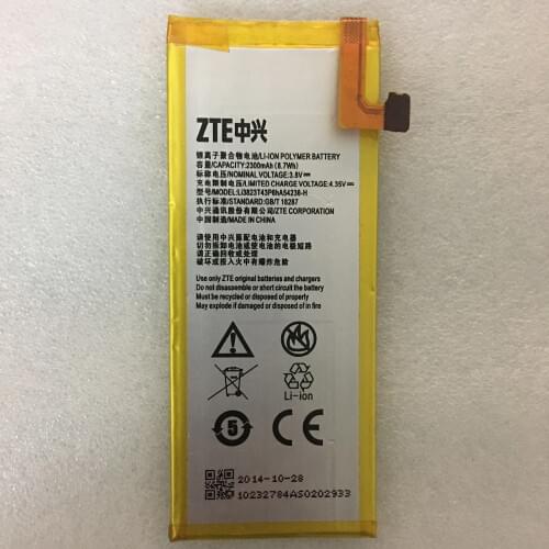 High Quality 2400mAh LI3824T43P6hA54236-H Battery For ZTE Blade S6 5.0" 2 G717C G718C A880 B880 Nubia Z7 mini NX507J Cell Phone