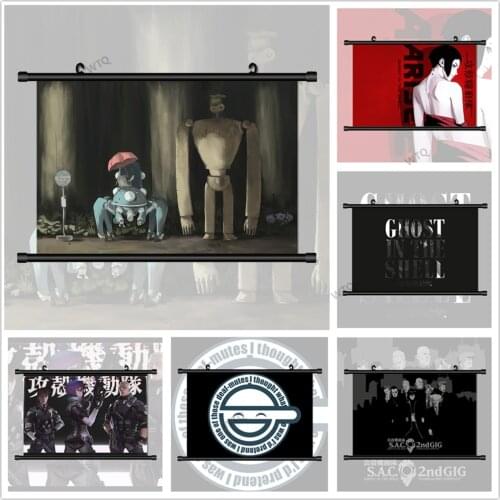 WTQ Ghost In The Shell Motoko Kusanagi Cyber Anime Manga Anime Posters Wall Decor Wall Art Picture Room Decor Home Decor