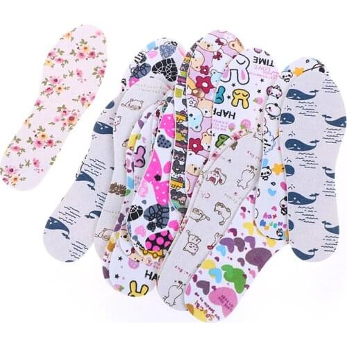 1 Pair Kids Insoles Memory foam Comfort Cushion Shoe Insole Boys Girls Cute Cartoon Insoles Breathable Pad Inserts