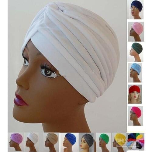 2013 Fashion hat Turban Head Wrap Band Hat Cap Chemo Bandana Many Colour