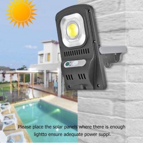 28/30/36COB/36LED ABS Solar Energy Powered LED Wall Lamp Waterproof Human Body Sensor Outdoor Garden Street Light