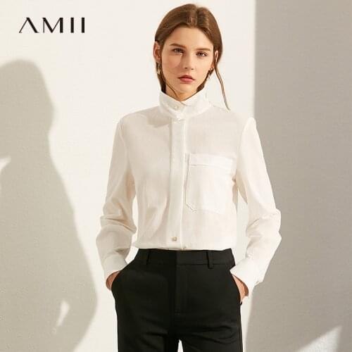Amii Womens Long Sleeve Shirts