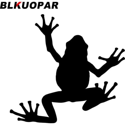 BLKUOPAR for Shadow Frog Silhouette Car Sticker Die Cut Funny Decals Car Accessories Vinyl Occlusion Scratch Trunk Windows Decor