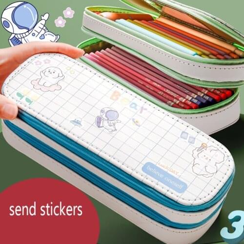 Pencil Case Nенал Pen Case Estuche Stationery For School Kawai Childrens Bag Girl Purses Imitation Aesthetic Brush Tube Case