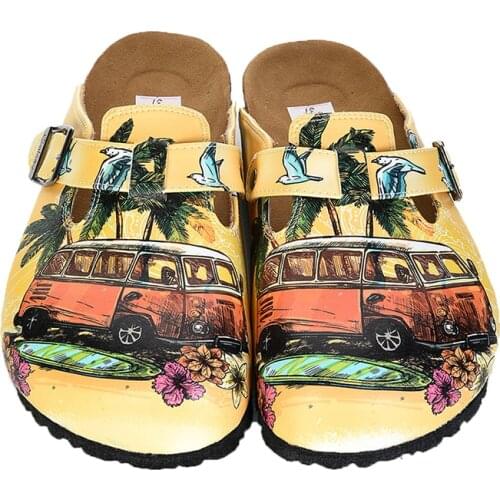 Digital Edition womens minibus design womens indoor sabo slippers Slippers New Season Casual Sandals Soft Soled Woman Man Kids