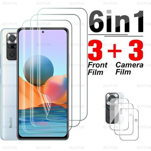 Hydrogel Film For Xiaomi Note 10 Pro Full Cover Front Film for note 10 9 8 7 pro max note10s 9s 7s 9t 8t lens screen protector