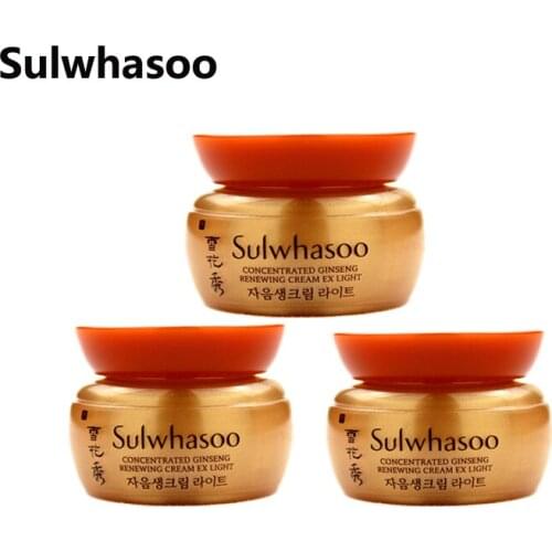 Concentrated Ginseng Renewing Cream Sample 5ml Moisturizer Essence Cream Whitening Day Creams Anti Aging Anti Wrinkle Anti Acne