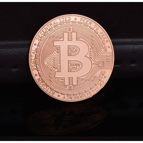 1PCS Creative Souvenir Gold Plated 3 Color Bitcoin Coin Collectible Great Gift Art Collection Physical Gold Commemorative Coin