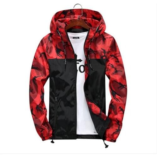Mens wear casual camouflage jacket of Slim handsome spring autumn casual solid color large size S-5XL baseball clothes