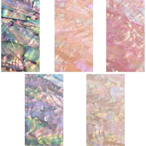 Nail Art Sticker Adhesive Broken Gradient Mermaid Shell Abalone Flakes 3D Nails Tips Manicure Uv Gel Polish Diy Decal