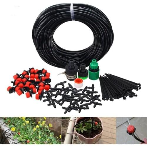 25m Automatic Garden Watering System Water Drip Irrigation System Micro-drip DIY Plant Watering Kit Irrigation Drippers Set