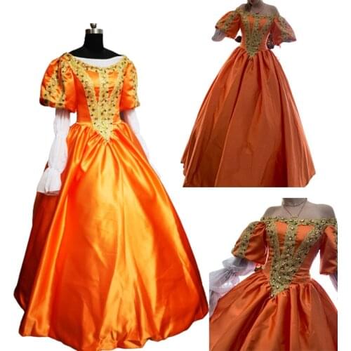 New Woman Vintage Costumes 18th Duchess Retro medieval Renaissance Reenactment Theatre Civil war Victorian dress D-741