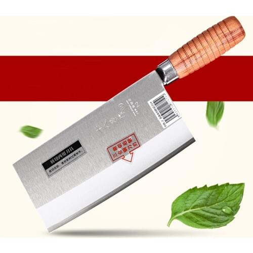 LiangDa Full Tang Chef Knife Handmade Forged High-carbon Clad Steel Kitchen Knives Cleaver Filleting Slicing Broad Butcher knife