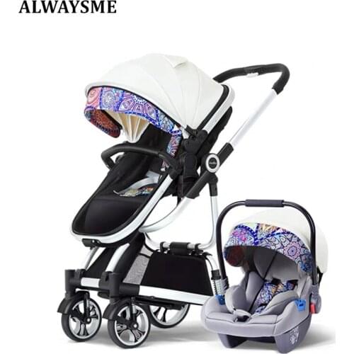 ALWAYSME Baby Stroller With Newborn Infant Car Safety Seats And Bassinets For 0-3 Years,3C Number: 2019012201235031
