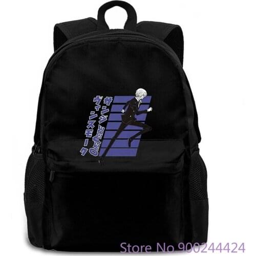 Ripple Junction One Piece Adult Unisex Sanji Purple Streak Light Weight Crew nage Pop women men backpack laptop travel