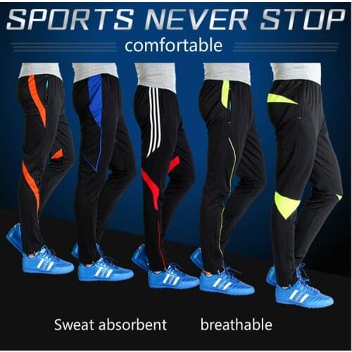Jogging pants, trousers pants feet close football movement elastic trousers riding trousers dry fit running pants