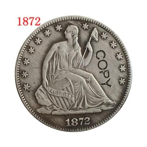 USA 1872 P,CC,S SEATED LIBERTY HALF DOLLAR COPY COINS