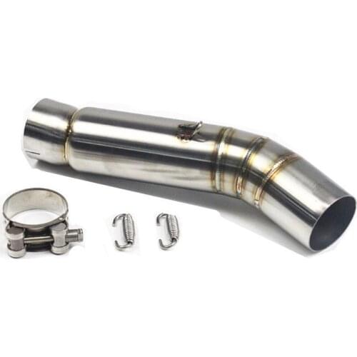 Motorcycle Slip on Exhaust Middle Connecting Pipe For Honda CBR500R CB500X CB500F