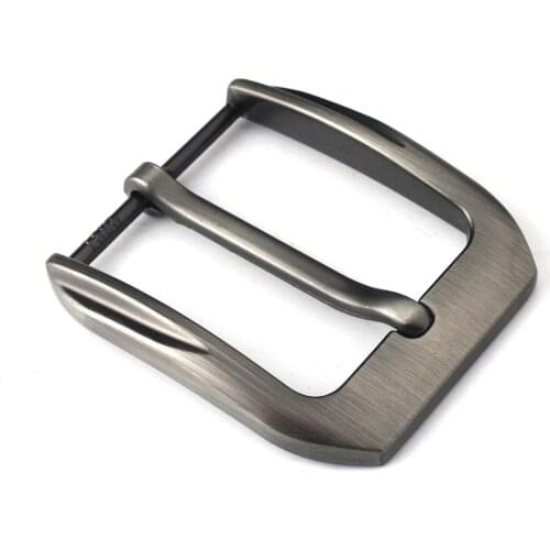 1x Metal 40mm Brushed Belt Buckle Middle Center Half Bar Buckle Leather Belt Bridle Halter Harness Fit for 37mm-39mm Belt