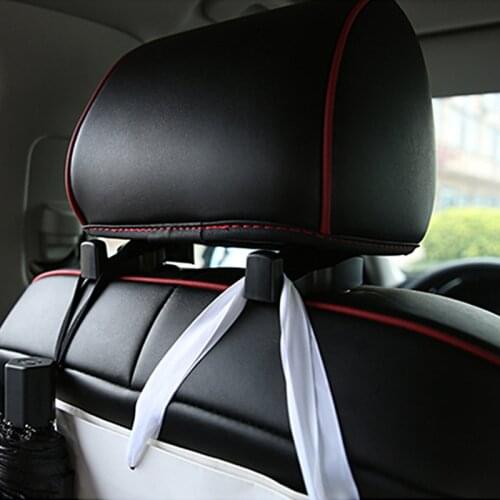 2 PCS Car Headrest ​Multi-functional Hanger Seat Hook Bag Holder For Subaru Forester Legacy Outback Impreza XV Car Accessorie