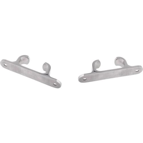 2x Universal Cleat Cleat Made Of 316 Stainless Steel, 100 Mm In Length