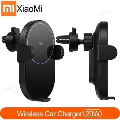 100% Original Xiaomi mi Wireless Car Charger 20W Max Qi Quick Charging Mi Wireless Car Charger for Mi 9 iphone X XS Sumsang