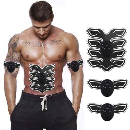Muscle Electrostimulator EMS Stimulator Abdominal Legs Arms Waist Body Building Fitness Training Muscle Exerciser Gym Equipment