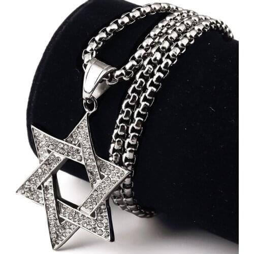 Religion Star of David ethnic necklace hebrew Jewish jewelry Necklace