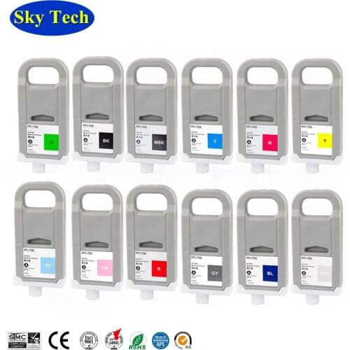 Sky PFI 706 PFI-706 PFI706 Premium Color Compatible Ink Cartridge for Canon iPF 8400/9400/ 8410/9410/8410S/9410S Printer