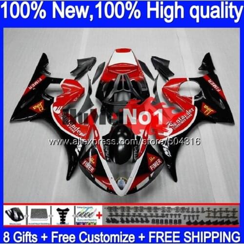Body For YAMAHA YZF600 YZF R6 600CC YZF 600 R 6 CC 5MC.20 Santander YZF-600 YZF-R6 2003 2004 2005 YZFR6 03 04 05 Fairings
