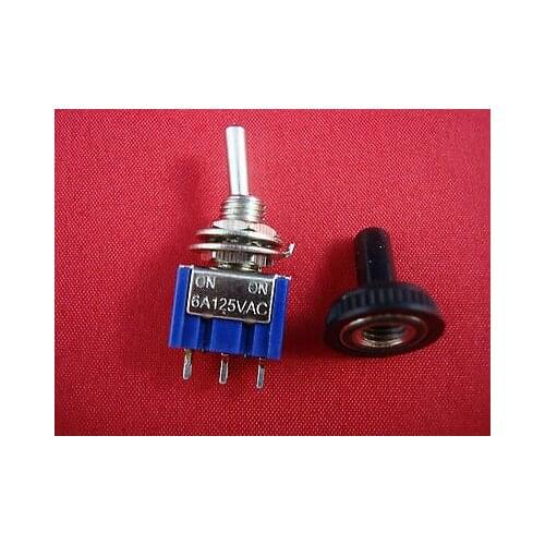 Lot of (20) SPDT Miniature Toggle Switches ON/ON Maintained WATER PROOF